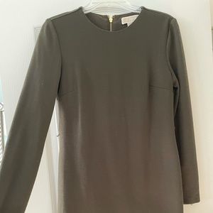 Ponte dress, shirt with zipper details